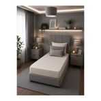 ZV Tek Kişilik Lastikli Çarşaf Pamuklu Yumuşak Dokulu Fitted Çarşaf