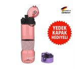 Zweikell Lento Switch Pembe Bpa Içermez 650 ml Tritan Su Matarası