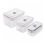 Zwilling 368040030 Vakumlu 3 Parça Dikdörtgen Plastik Saklama Kabı