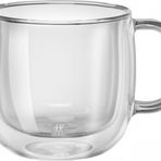 Zwilling 395001130 Çift Camlı 2'li Kulplu Cappucino Bardağı