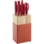 ZWILLING 530302200 ZWILLING NOW S BLOK BIÇAK SETİ 8 PARÇA - Kırmızı