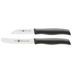 Zwilling bıçak Twin Grip 2 parça, paslanmaz çelik, gümüş/siyah, 38 x 28 x 28 cm, 2-birim