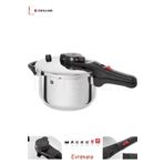 ZWILLING Evrekala Shop Düdüklü Tencere Zwilling Pressure Cooker-Yetkili Evrekala- 4 Lt Yeni Seri Pişirici Air