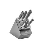 Zwilling Four Star Kendinden Bilemeli 7 Parça Antrasit Blok Bıçak Seti - Siyah