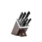 Zwilling Four Starblok Dişbudak Ağacı Kendinden Bilemeli 7 Parça Bıçak Seti