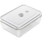 Zwilling Fresh & Save Vakumlu Buzdolabı Saklama Kabı, Borosilikat Cam, Gri