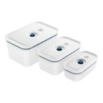 Zwilling Fresh & Save Vakumlu Saklama Kabı Seti S/M/L Yarı Şeffaf-Akdeniz Mavisi