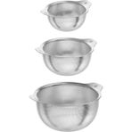 Zwilling Paslanmaz Çelik Tel Süzgeç 3'lü Set 24 x 20 x 16 cm.