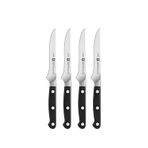 Zwilling Pro 4'lü Çelik Biftek Bıçağı Seti - Gümüş
