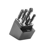 Zwilling Pro Blok Kendinden Bilemeli 7 Parça Bıçak Seti - Siyah