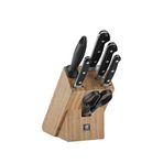 Zwilling Professional S 7 Parça Bambu Bloklu Bıçak Seti - Siyah