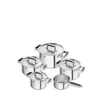 Zwilling Pure 5 Parça Çelik Tencere Seti - Gümüş