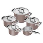 Zwilling Pure Çelik 5 Parça Tencere Tava Seti