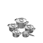 Zwilling Pure Çelik 5'li Tencere Seti - Gri