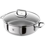Zwilling Quadro 24 cm Pilav Tenceresi Çelik Kaplama Gri Renk Ergonomik Tasarım