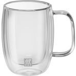 Zwilling Sorrento 2'li 134 ml Espresso Çift Camlı Kulplu Bardak Seti