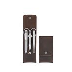 Zwilling Twinox Siyah Cüzdan Kılıflı 3 Parça Cep Manikür Seti