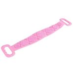 zxb-shop Body Beauty Havlu Çift Taraflı Silikon Arka Fırça, Duş Arka Fırça, Temizleme Havlusu, Arka Çamur Soyma, Vücut Masajı, Cilt Temizleme Fırçaları, Pembe Peeling Banyo Havlusu/Havlusu