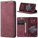 ZXHYliang Redmi K80 5G/Redmi K80 Pro 5G için kılıf: TPU Tampon [Eller Serbest Destek Standı] [Manyetik Kapatma] [Kart Yuvaları] Darbeye Dayanıklı Kapaklı Folyo Kılıf. (Şarap)