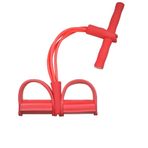 ZXJOY Core & Abdominal Trainers Kürek tüpü, Şekillendirici spor ayakkabısı, Çekme Halatı Antrenman Fitness Ekipmanları, Tekne kürek egzersizi, Karın kası, antrenman, genişletici, üniseks (Kırmızı)