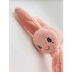 ZYC Kadın/kız Hareketli Tavşan Kulaklı Peluş Kulaklık - Açık Somon - Standart