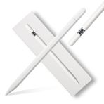 Zyerch Stylus Pen 3th Gen, Charges Via USB-C&Magnetic Wireless Charging, Tilt Sensitivity, Compatible with iPad Air 3/4/5, iPad Mini 5/6, iPad 6/7/8/9/10, iPad Pro 11", iPad Pro 12.9"