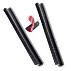 ZYFH8992 2 adet dolap kulpu, kendinden yapışkanlı, deliksiz sap, cam sürgülü kapı, alüminyum gardırop kulpları, şarap soğutucu çekmece kulpları, kapı kolu, elbise dolabı için çekme düğmeleri (113 mm,