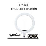 Zyga Tripod Için Led Selfie Işığı Ring Light 10 Inç Led Işıklı Halka Youtuber Tiktok
