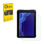ZYHKJYL Samsung Galaxy Tab Active4 Pro/Tab Active Pro 10.1 SM-T540/T545/T547 için tasarlanmıştır 2019/2022 Temperli Cam Ekran Koruyucu 9H Anti Scratch HD Şeffaf Kabarcık Ücretsiz (2 adet)