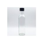 Zylan Ambalaj 500ML Şeffaf Maraska, 6 Adet, Boş Cam Şişe, Sirke Şişesi, Yağ Şişesi, Nar Ekşisi Şişesi