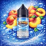 Zypher Peach Ice 30 Ml/50 Mg Salt Yüksek Aroma Likit
