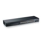 Zyxel 24-Port 10/100/1000 Gigabit Switch | Smartmanaged | Rack Mount ve Fansız | VLAN, IGMP, QoS [GS1900-24]