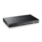 Zyxel XGS2220-30F 24 Port SFP L3 Yönetilebilir Access Fiber Switch + 6 10G Uplink