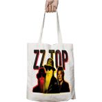 Zz Top Iki Tarafı Kalıcı Baskılı Yıkanabilir Okul Plaj Omuz Bez Çantası