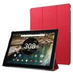 ZZOUGYY Google Pixel C 10,2 inç Tablet Kılıfı, Ultra İnce Folyo Stand Otomatik Uyku/Uyandırma Fonksiyonlu Hafif Deri Kılıf Google Pixel C 10.2 "(2015 Sürümü) için (Kırmızı)