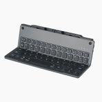 ZZR SEVEN Bluetooth Katlanabilir Klavye, Standlı ve Taşınabilir, Windows iOS Android iPhone ve Tablet ile Uyumlu Seyahat Klavyesi