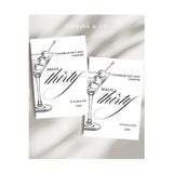 -10 Adet Doğum Günü, Birthday, Bride, Bachelorette Party Davetiye, Kart Kişiye Özel - Cards davcards2, one size