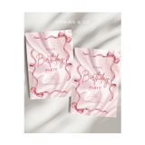 -10 Adet Doğum Günü, Birthday, Bride, Bridal Shower, Bachelorette Party Davetiye, Kart Kişiye Özel davcards6, one size
