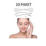 ( 10 PAKET ) 40 Adet Ipli Yüz-kaş-göz-boyun Germe Bantı Ipli Vücut Gerdirme Bantları ( 10 PAKET )