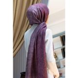 % 100 İpek Damask Desenli Pudra Renkli 90x210 Şal