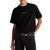 % 100 Pamuk Relaxed Fit Bisiklet Yaka T Shirt Erkek T SHİRT DM0DM21110 BDS