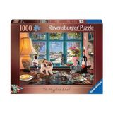 , 1000P Puzzle Tutkununun Masası, Yetişkin Puzzle - 01-Mavi