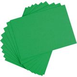 ( 18 Adet ) Koyu Çam Yeşili Renkli Mukavva 35X50 cm Sert Karton 1.0 mm Okul Öncesi Anasınıfı Kreş