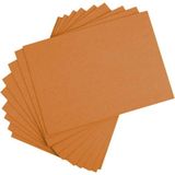( 18 Adet ) Renkli Mukavva 50X70 cm Sert Renkli Mukavva Karton 1.0 mm Okul Öncesi Anasınıfı Kreş - Turuncu