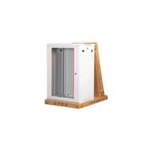 - 18U 19\" Duvar Tipi Rack Kabinet – Genişlik: 600 Mm | Derinlik: 450 Mm – Açık Gri (Demonte)