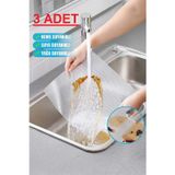 ( 3 Adet ) Çok Amaçlı Pratik Kaydırmaz 45 Cm X 3 Metre Raf Örtüsü (mutfak-dolap İçi-buzdola