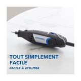 , 3200 Çok Amaçlı El Motoru, 130 W, F0133200JA, 90 Aksesuarlı, Siyah
