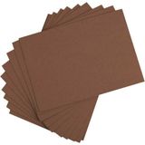 ( 36 Adet ) Kahverengi Renkli Mukavva 35X50 cm Sert Karton 1.0mm Okul Öncesi Anasınıfı Kreş