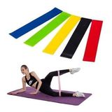 ® 5li Egzersiz Direnç Bant Seti Pilates Crossfit Ekipmanları