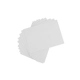 ( 6 Adet ) Renkli Mukavva 50X70 cm Sert Renkli Mukavva Karton 1.0 mm Okul Öncesi Anasınıfı Kreş - Beyaz
